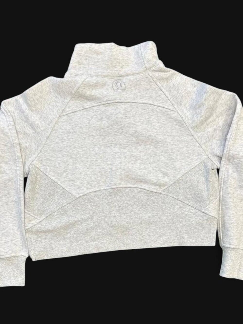 Lululemon Gray Half Zip Pullover Size 8 - Picture 2 of 6